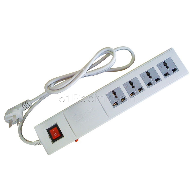 紅黑電源 紅黑隔離電源插座 總控四位 防電磁泄漏 保密插座BWDA-A10